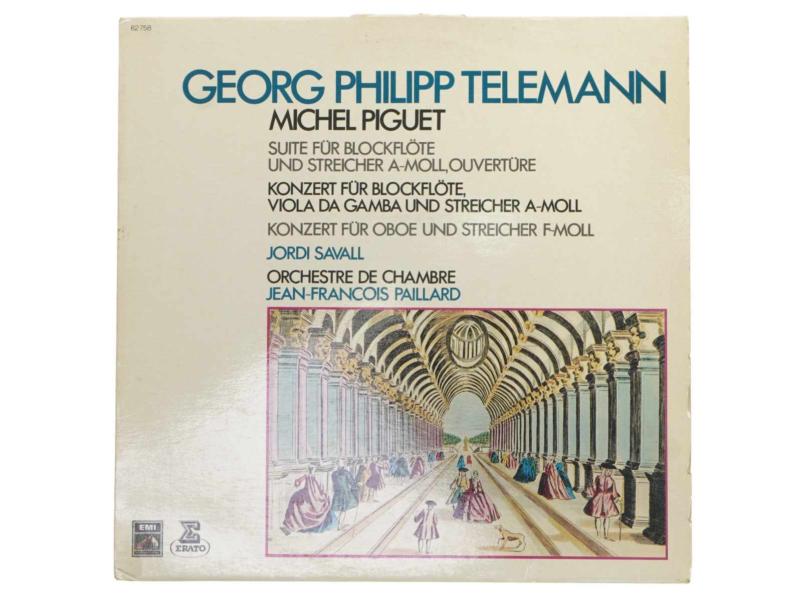Georg Philipp Telemann vinylplade fra EMI Electrola