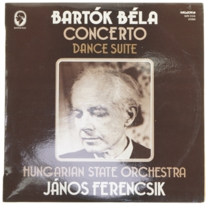 Bartók Béla: Concerto, Dance Suite LP fra Hungaroton