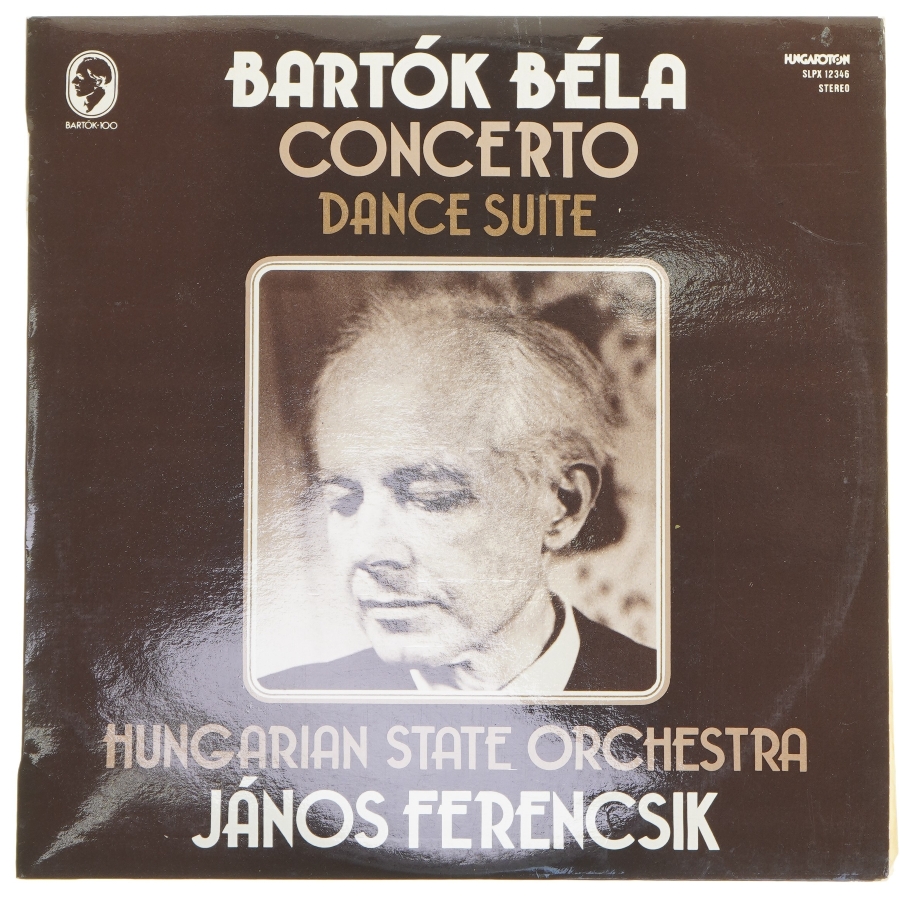 Bartók Béla: Concerto, Dance Suite LP fra Hungaroton