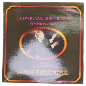 Ludwig van Beethoven Symphony No. 2 LP fra Hungaroton