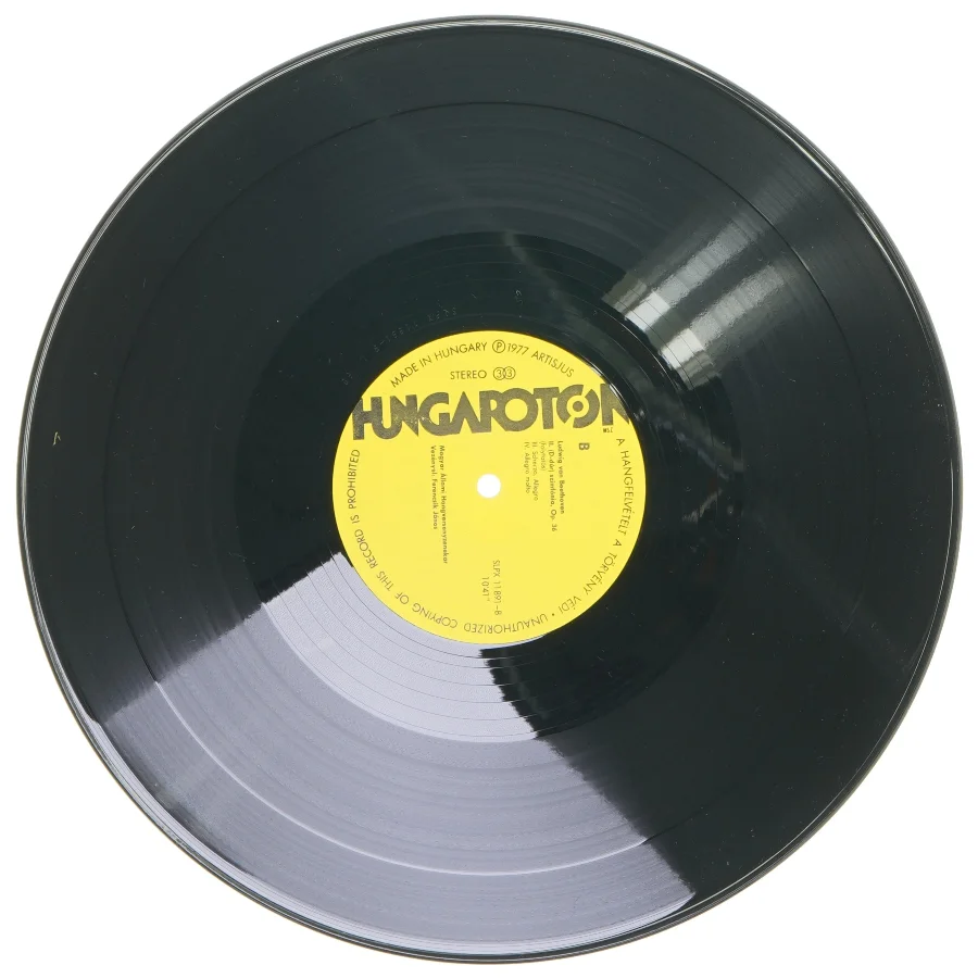 Ludwig van Beethoven Symphony No. 2 LP fra Hungaroton