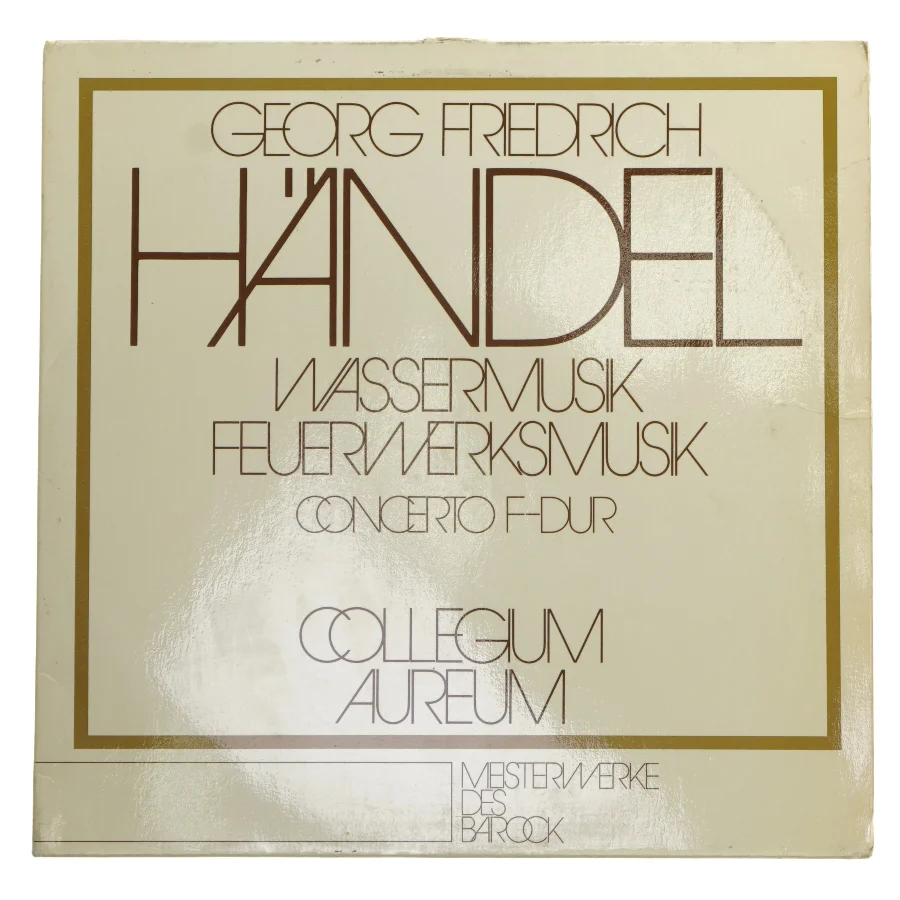 LP Handel Wassermusik Collegium Aureum fra harmonia mundi