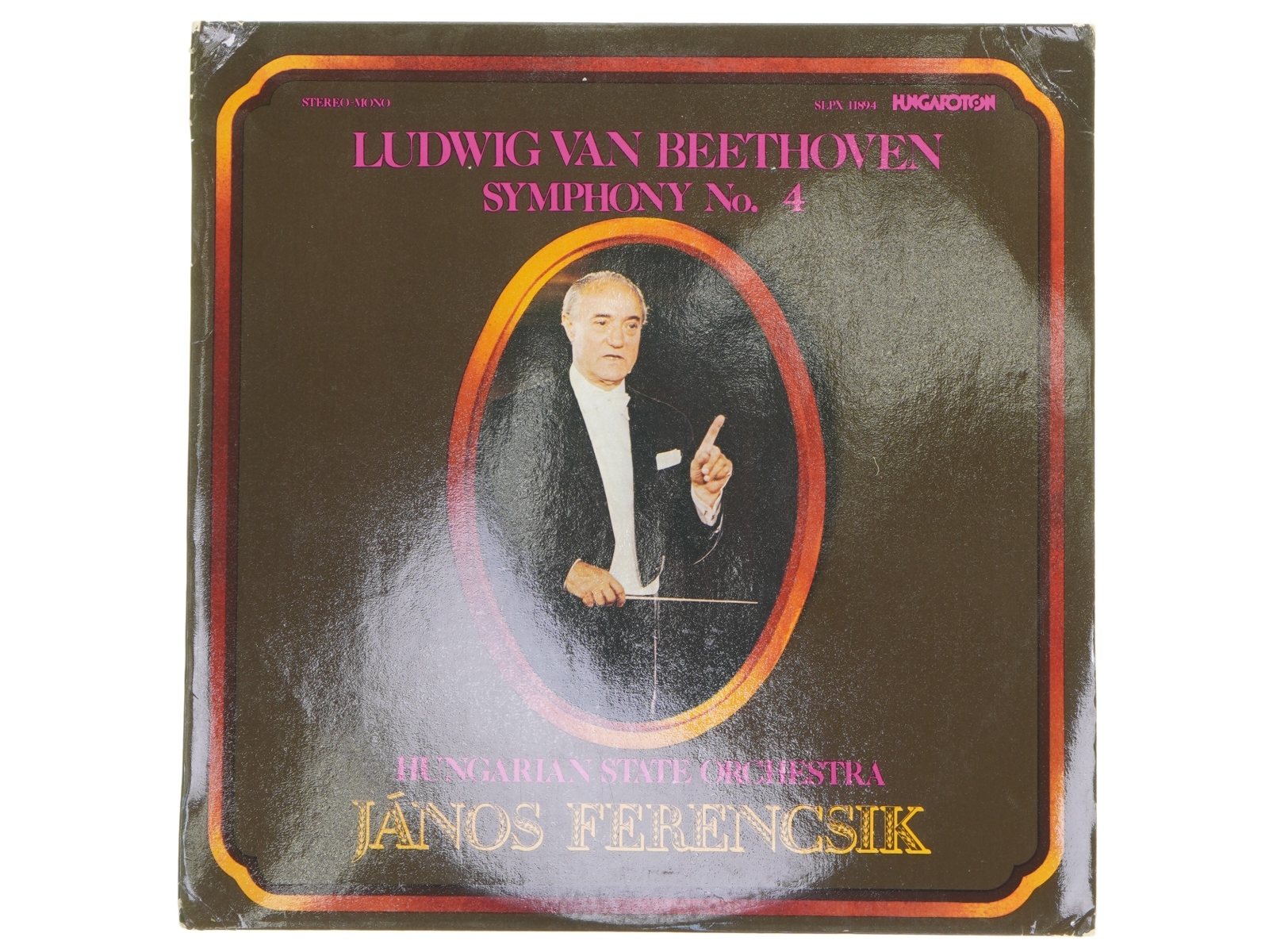 Beethoven - Symfoni nr. 4 LP fra Hungaroton