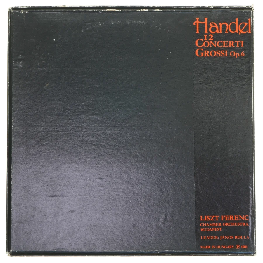 Handel 12 Concerti Grossi Op. 6 vinyl
