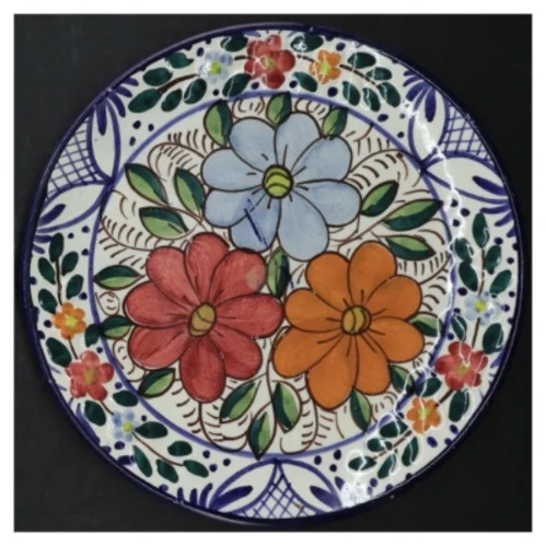 Håndmalede keramikfade (str. Ø. 22 cm)