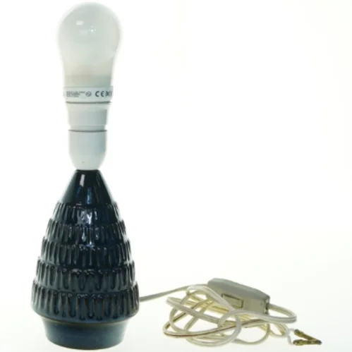 Keramik bordlampe fra Søholm (str. 31 cm)