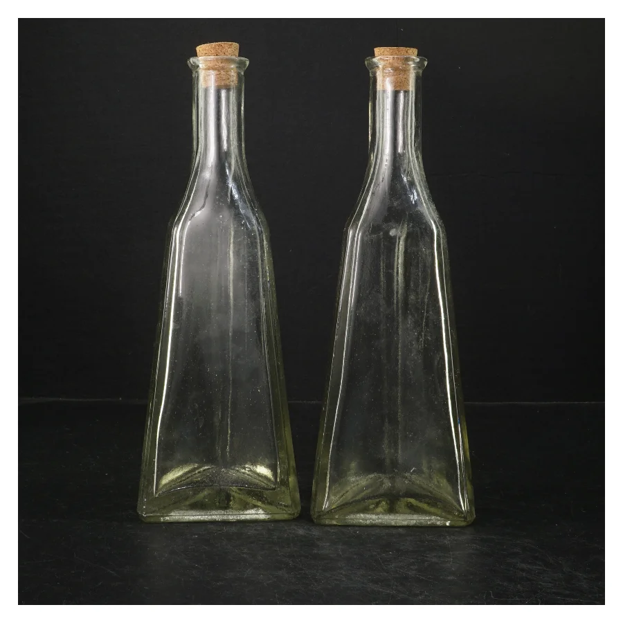 Gamle glasflasker (str. 27 cm)