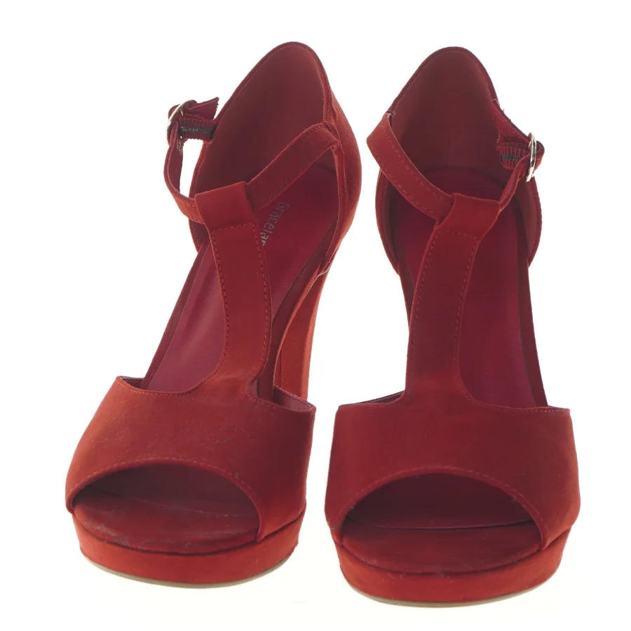 Røde højhælede sandaler fra Graceland (str. 41 )