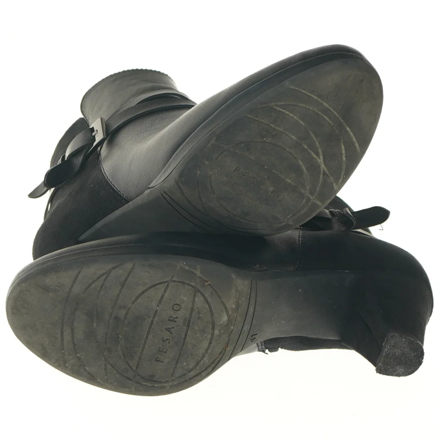 Sort ankelstøvler med hæl fra Graceland (str. 41 )