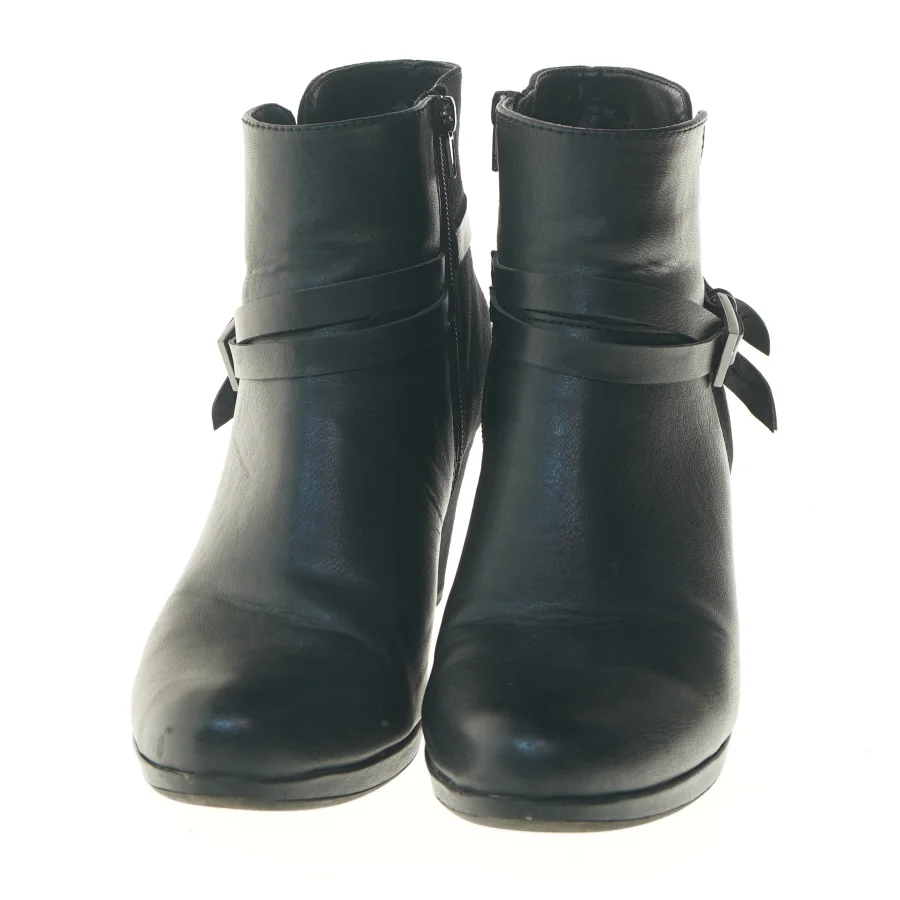 Sort ankelstøvler med hæl fra Graceland (str. 41 )