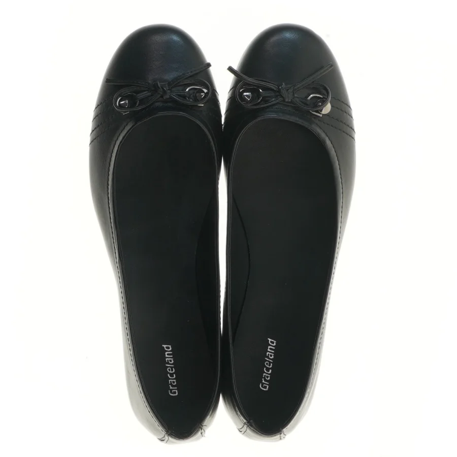 Sort ballerina sko fra Graceland (str. 41 )