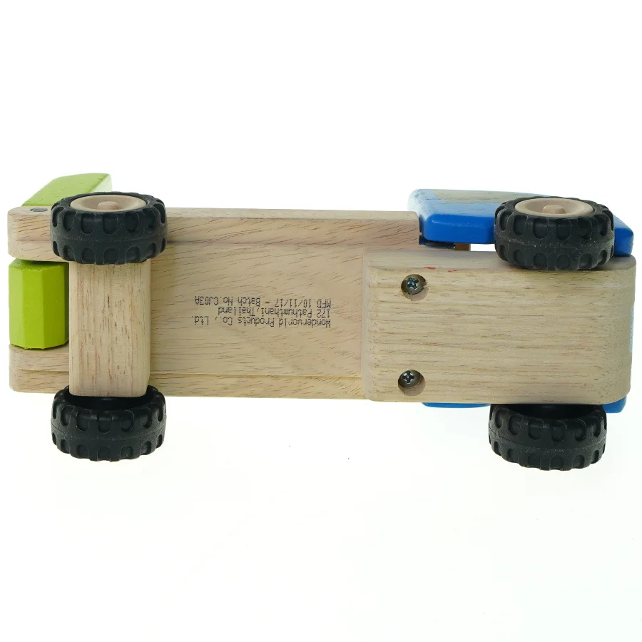 Træ lastbil fra Wonderworld (str. 20 x 8 x 12 cm)