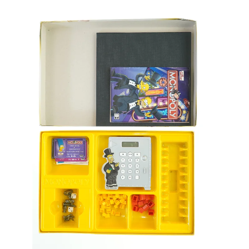 Monopoly: The Simpsons Edition brætspil fra Parker (str. 40 x 26,5 cm)