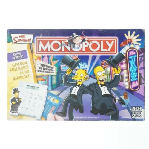 Monopoly: The Simpsons Edition brætspil fra Parker (str. 40 x 26,5 cm)