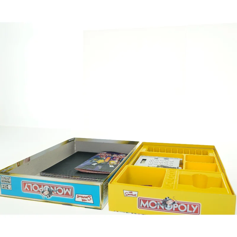 Monopoly: The Simpsons Edition brætspil fra Parker (str. 40 x 26,5 cm)