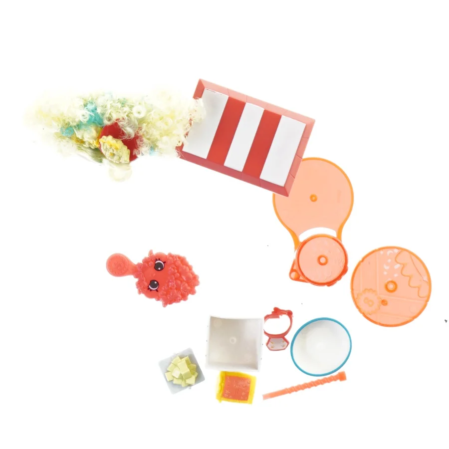 Legetøj, dukke med popcorn maskine fra Shopkins (str. 20 x 14 cm)