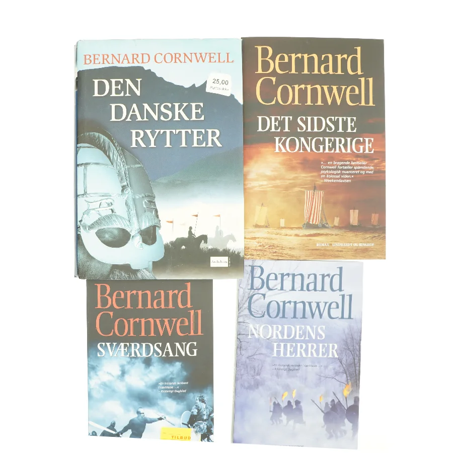 Sværdsang af Bernard Cornwall (ialt 4 bøger)
