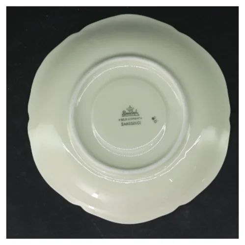 Rosenthal Sanssouci tallerken med guldkant fra Rosenthal (str. Ø. 15 cm)