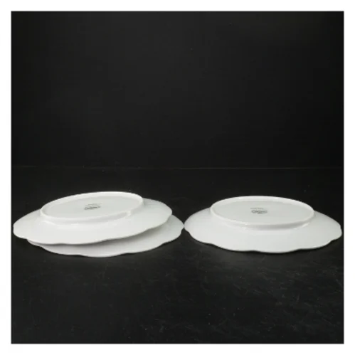 Porcelænstallerkner med guldkant fra Rosenthal (str. Ø. 21 cm. 3 styk)