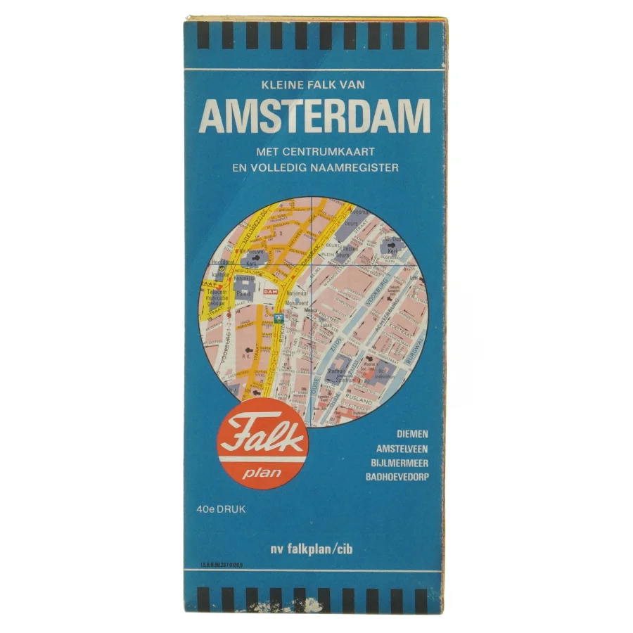 Gamle bykort over Amsterdam (str. Ikke angivet)