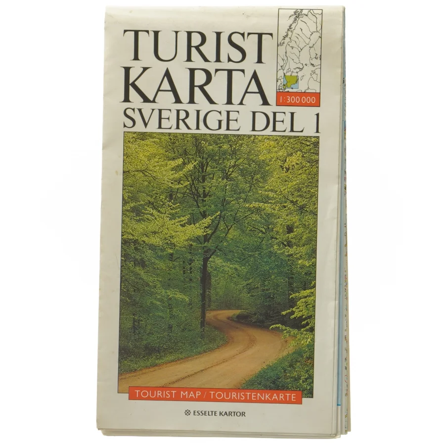 Landkort over Sverige
