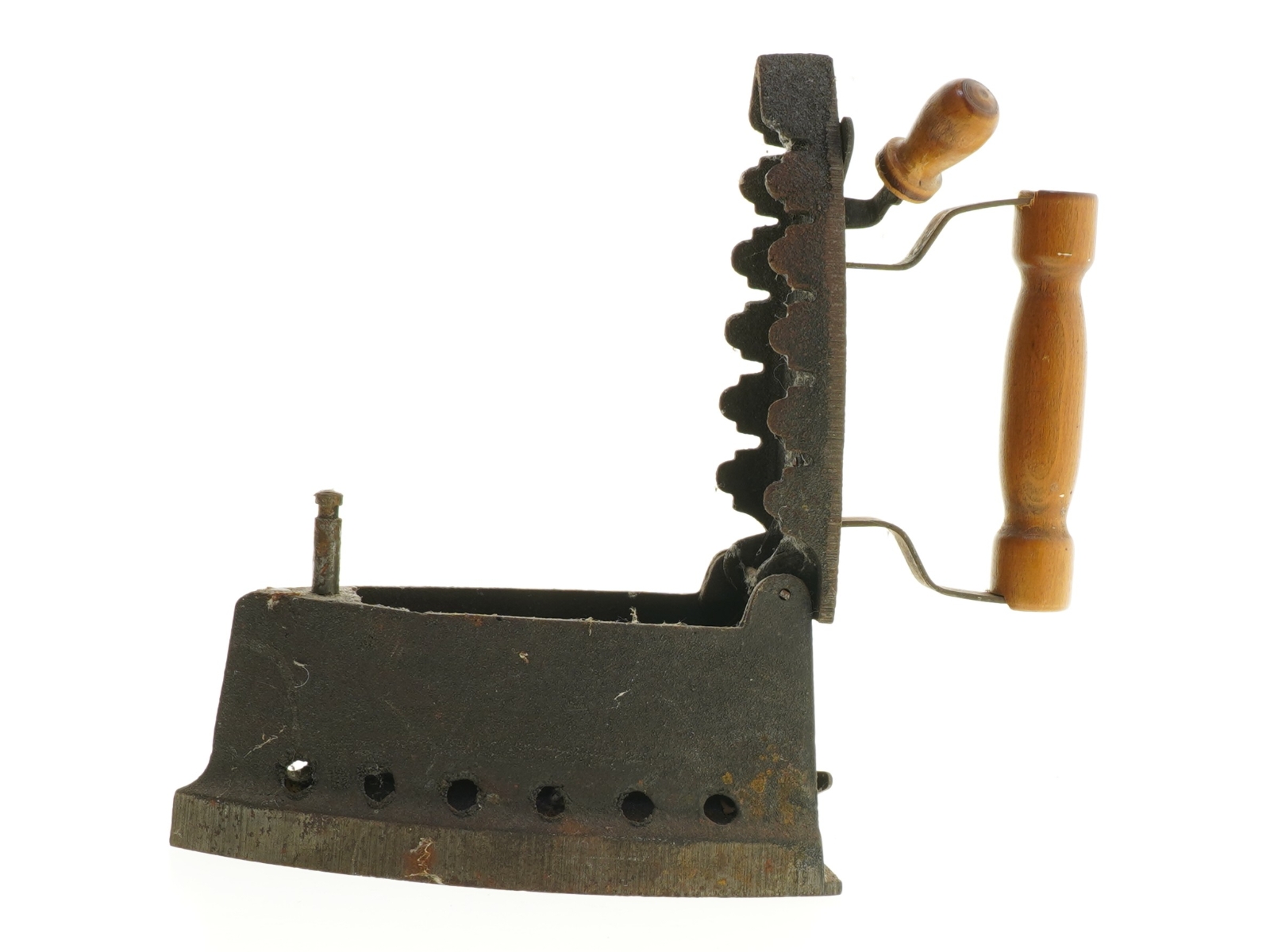 Antikt strygejern (str. 20x18 cm)