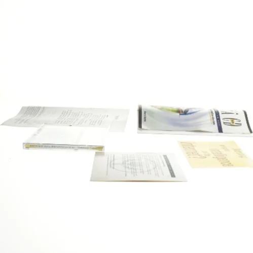 Encyclopedia Britannica cd-rom og brochurer