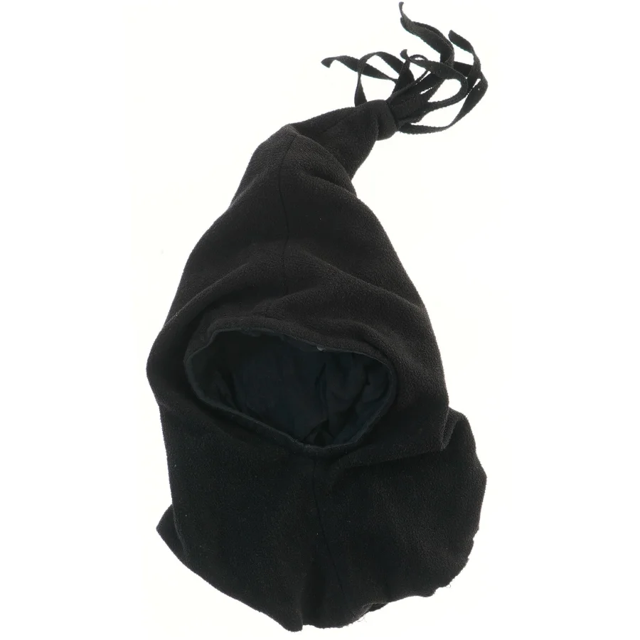 Sort hekse elefanthue (str. 104 cm)