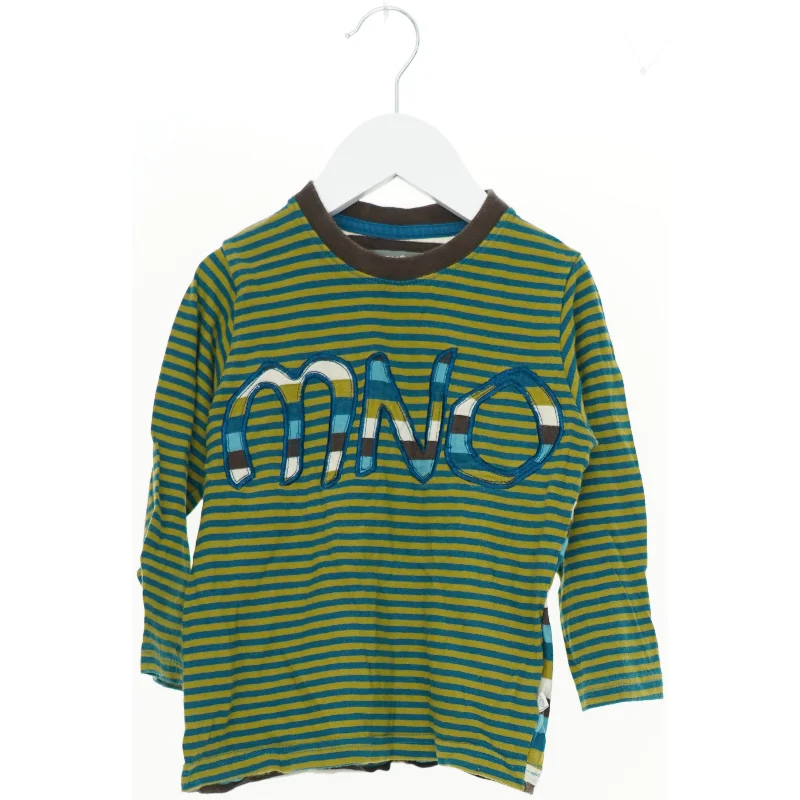 Langærmet stribet trøje med bogstavprint fra Minymo (str. 98)