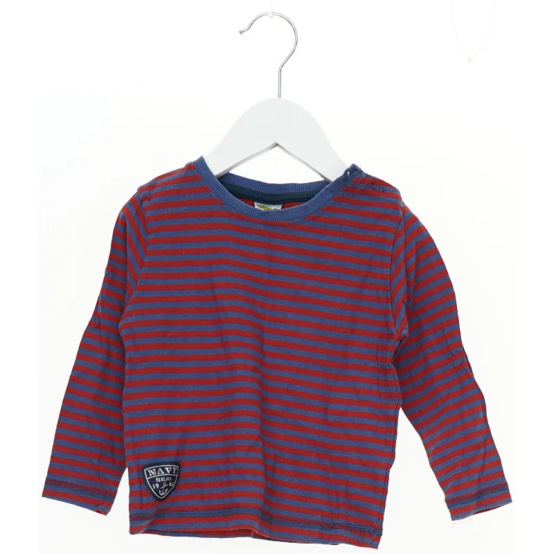 Langærmet bluse med striber fra Friends (str. 86)