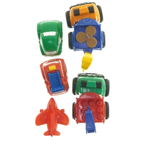 Legetøjsbiler og fly (str. 9-15 cm)