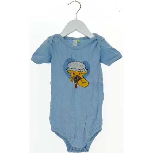 Blå bodystocking med print (str. 98)