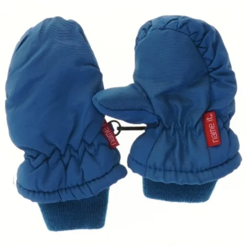 Blå børnevinterhandsker, størrelse 86 fra name it (str. 86)