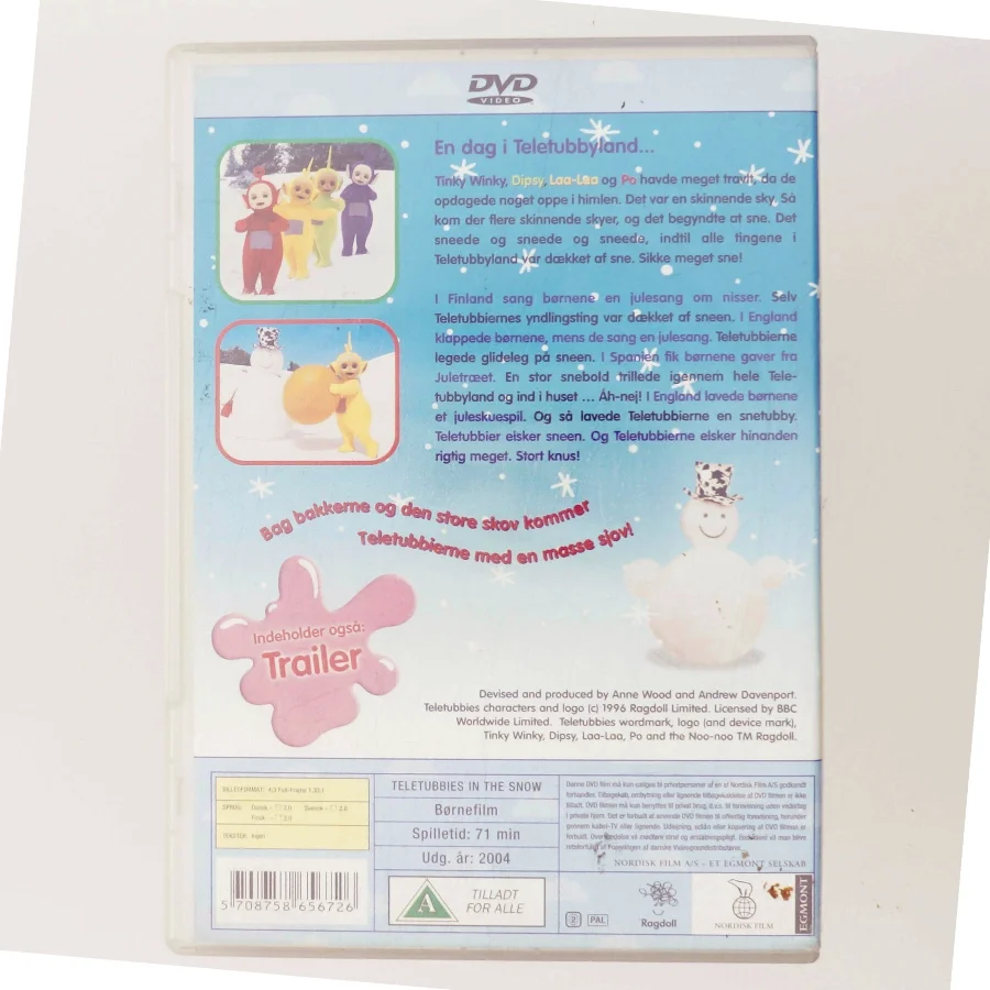 Teletubbies i sneen med John Simmit (DVD)