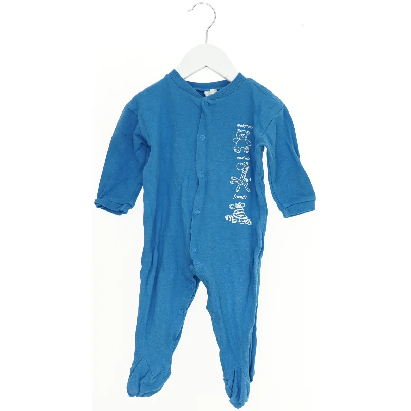 Blå heldragt med print (str. 80)