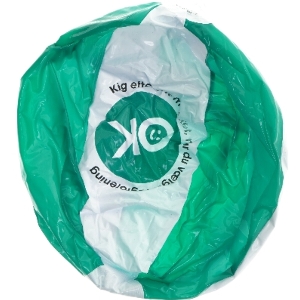 Oppustelig badebold fra Ok-mærket (str. Ø 33 cm)