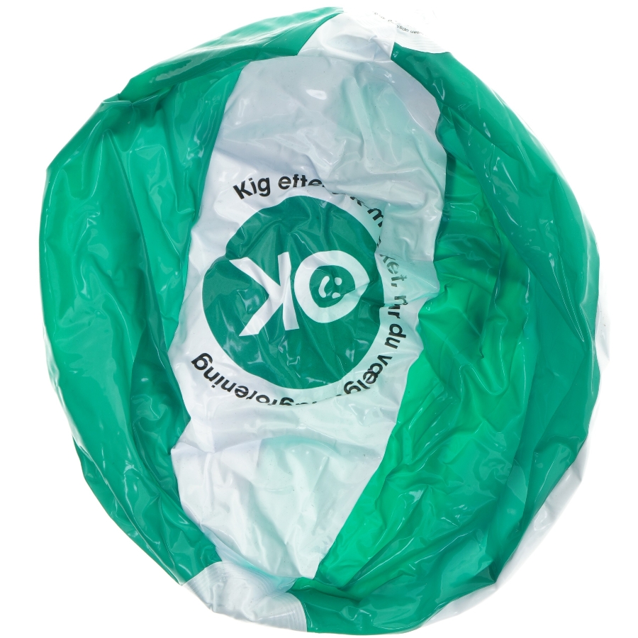 Oppustelig badebold fra Ok-mærket (str. Ø 33 cm)