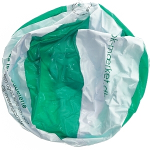 Oppustelig badebold fra Ok-mærket (str. Ø 33 cm)