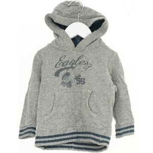 Grå hættetrøje med ørne design fra Friends (str. 92)