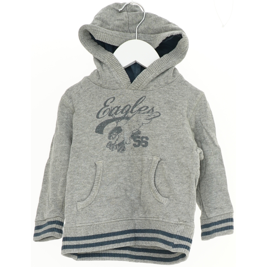 Grå hættetrøje med ørne design fra Friends (str. 92)