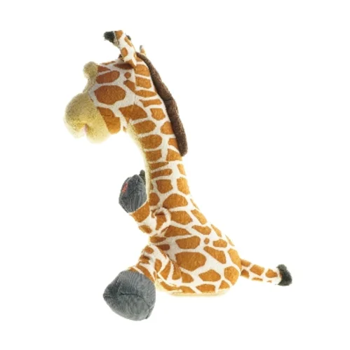 Plys giraff legetøj med lyd fra KidzzFarm Friends (str. 33 cm)