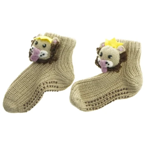 Børnesokker med løvemotiv fra Melton (str. 26-27 )