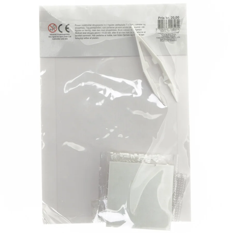 Perlefigur sæt med miniperler (str. 25x17 cm)