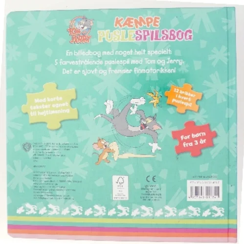 Tom & Jerry Kæmpe Puslespilsbog af Turner Entertainment Co. (Bog)