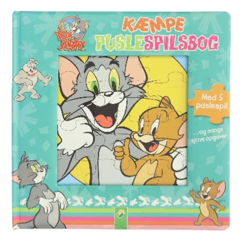 Tom & Jerry Kæmpe Puslespilsbog af Turner Entertainment Co. (Bog)