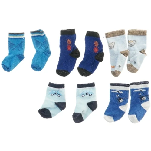 Børnestrømper sæt af seks par (str. fod 10 cm længde 14,5 cm)
