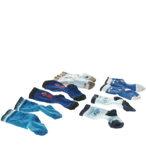 Børnestrømper sæt af seks par (str. fod 10 cm længde 14,5 cm)