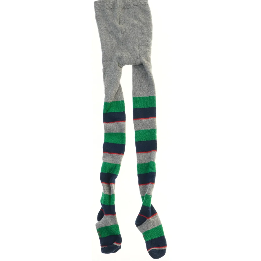 Strikkede strømpebukser med farverige striber fra Lupilu (str. 110)