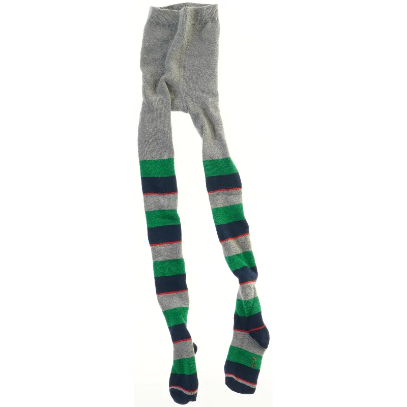 Strikkede strømpebukser med farverige striber fra Lupilu (str. 110)