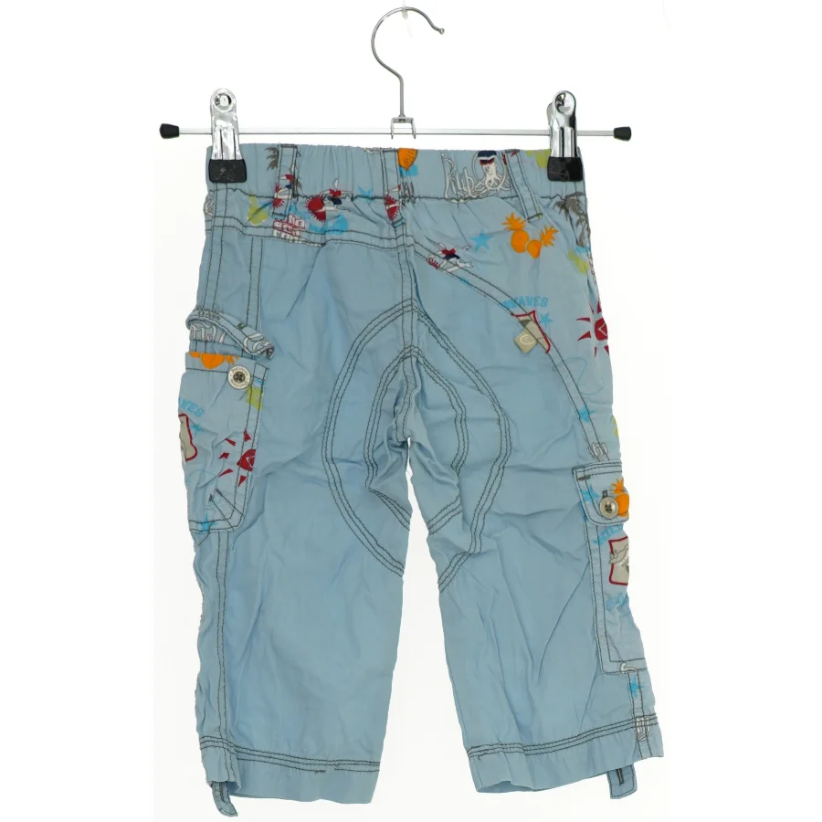 Blå Bermudashorts med Grafisk Print fra Petibom (str. 80)